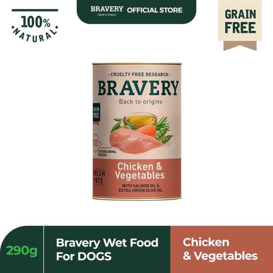 Bravery Dog Wet Food 290 Gr