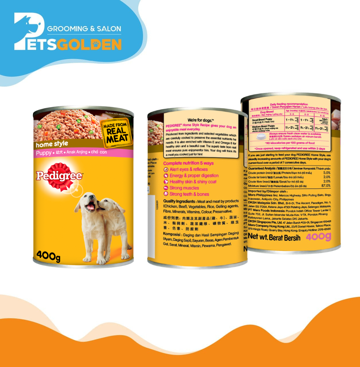 Pedigree Wet Food Puppy 400 Gr