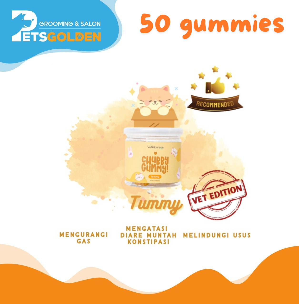 Vetpicurean Chubby Gummy Tummy 50 Gummies