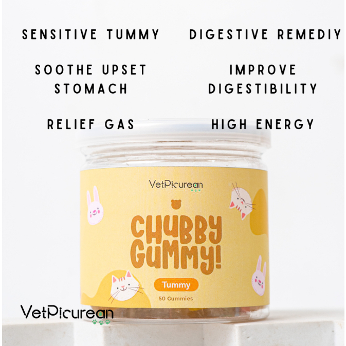 Vetpicurean Chubby Gummy Tummy 50 Gummies