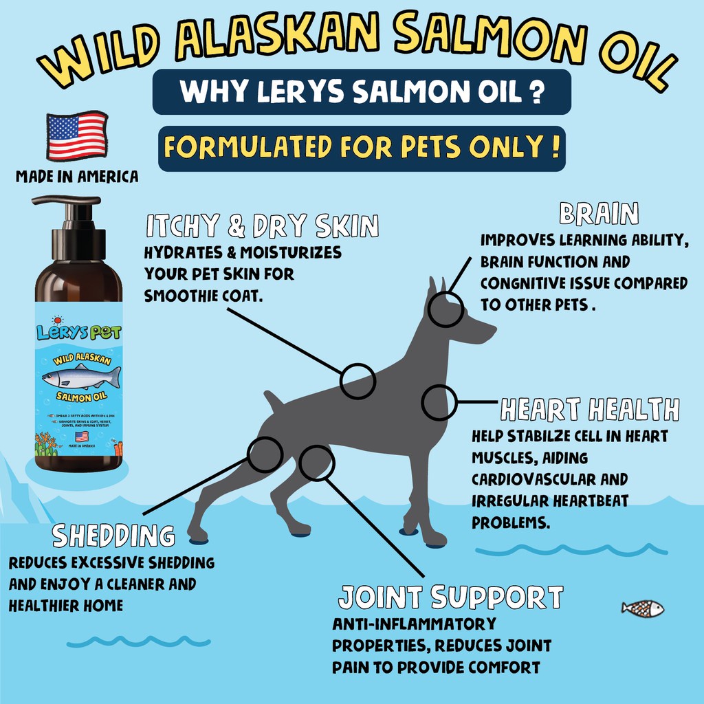 Lerys Pets Wild Alaskan Salmon Oil 100 Ml