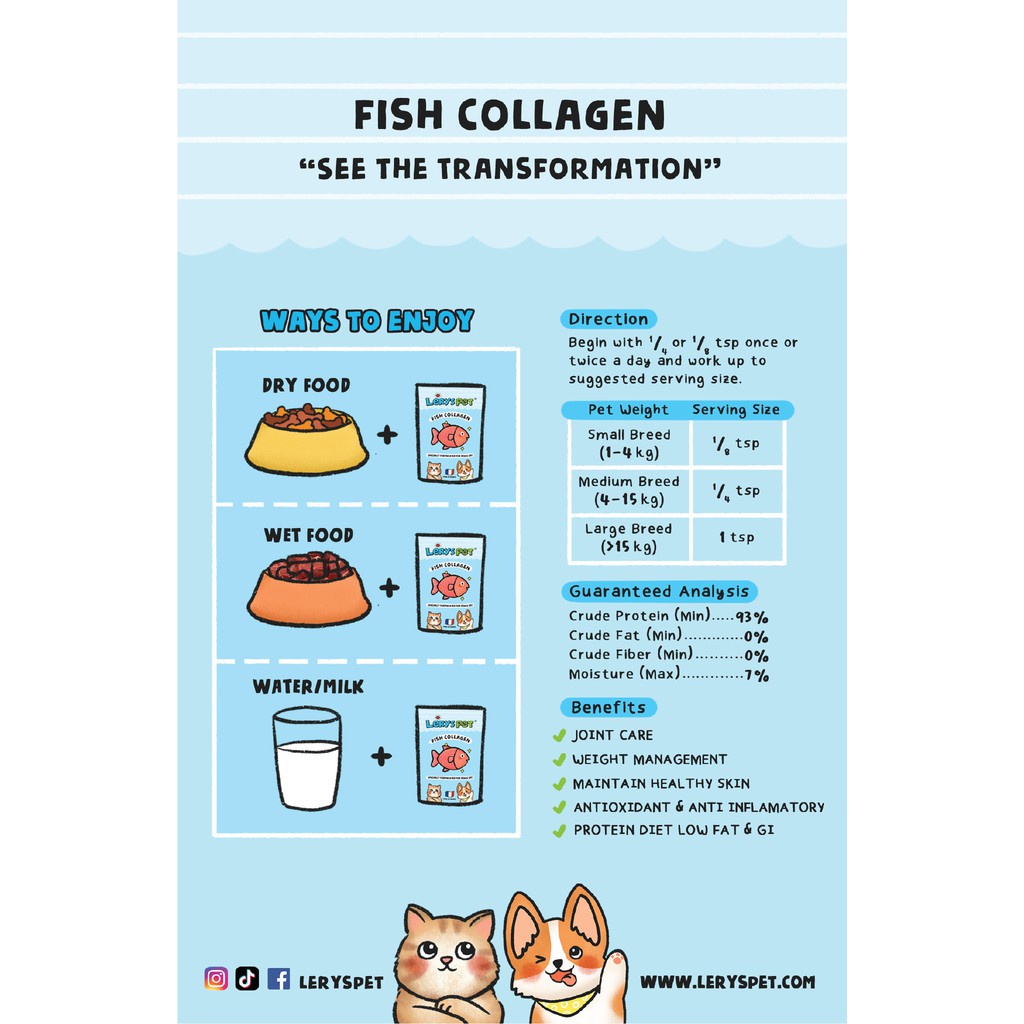 Lerys Pets Fish Collagen 50 Gram