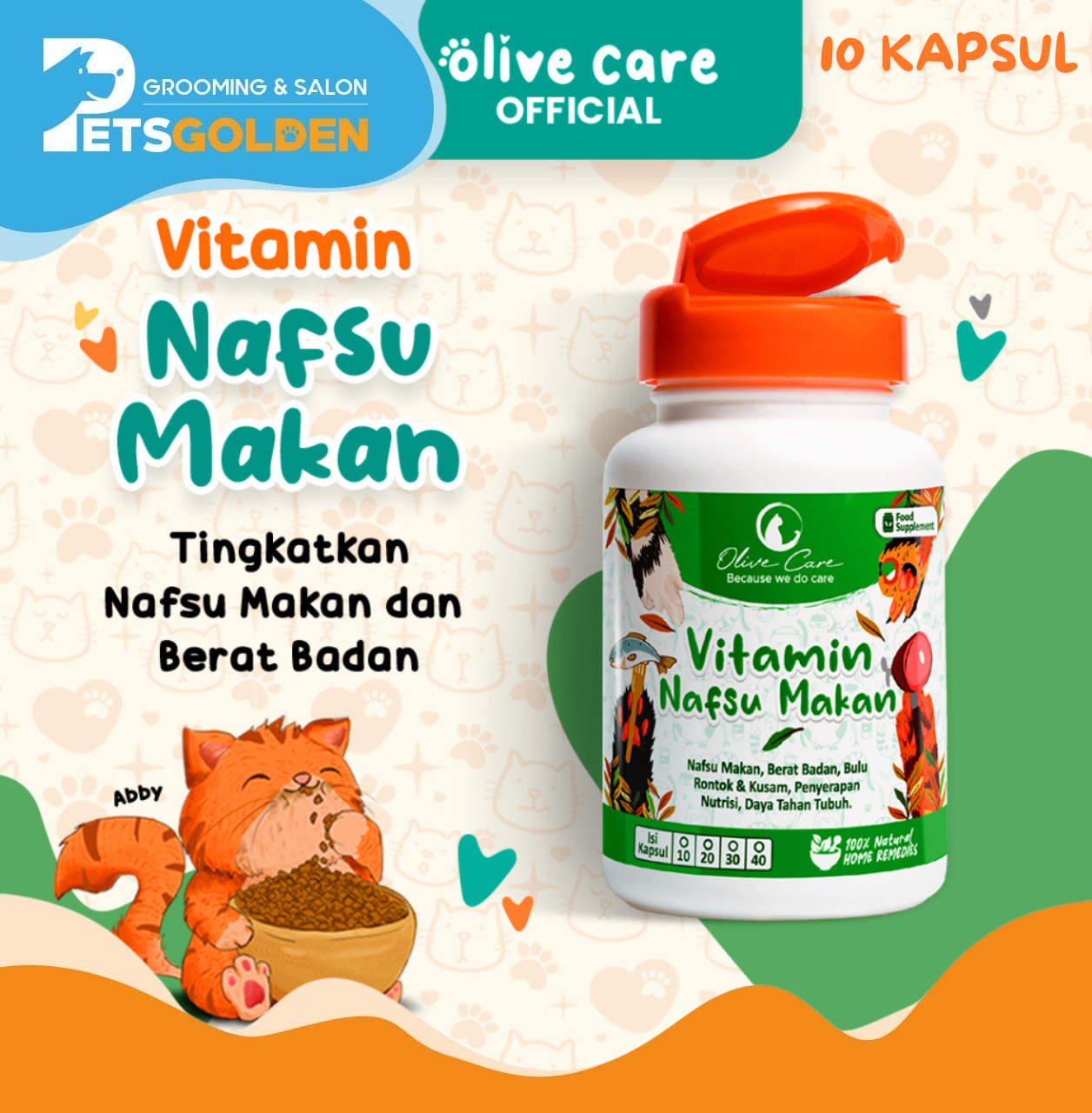 Olive Care Vitamin Nafsu Makan 10 Kapsul