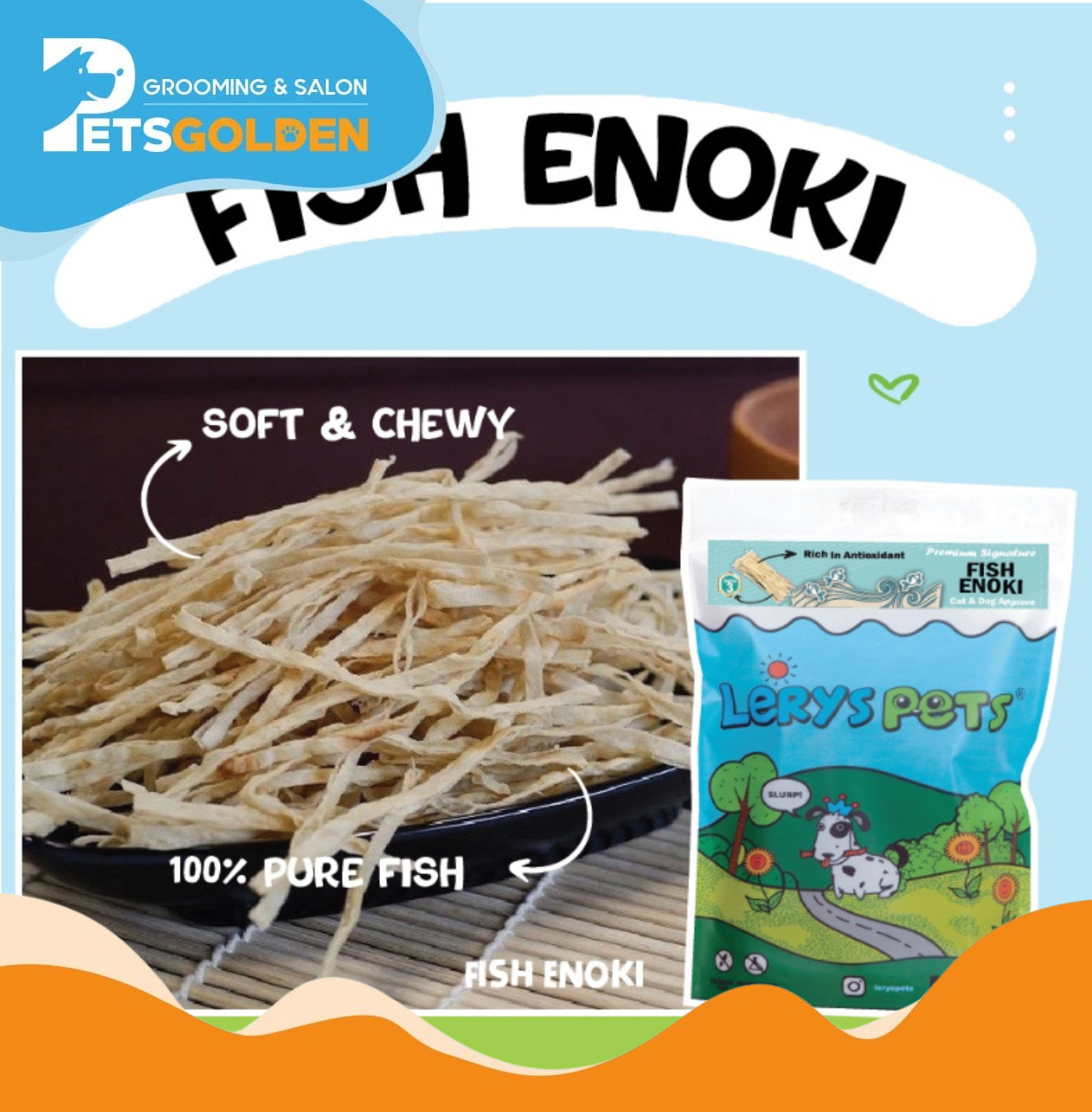 Lerys Pets Fish Enoki 40 Gram