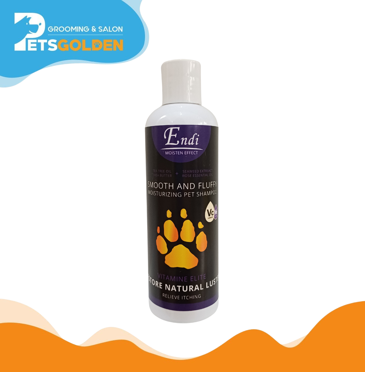 Endi Smooth & Fluffy Moisturizing Pet Shampoo 200 Ml