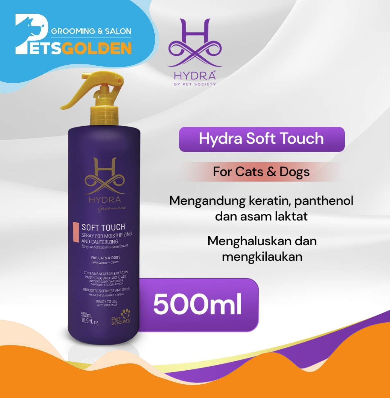 Hydra Groomers Soft Touch 500 Ml