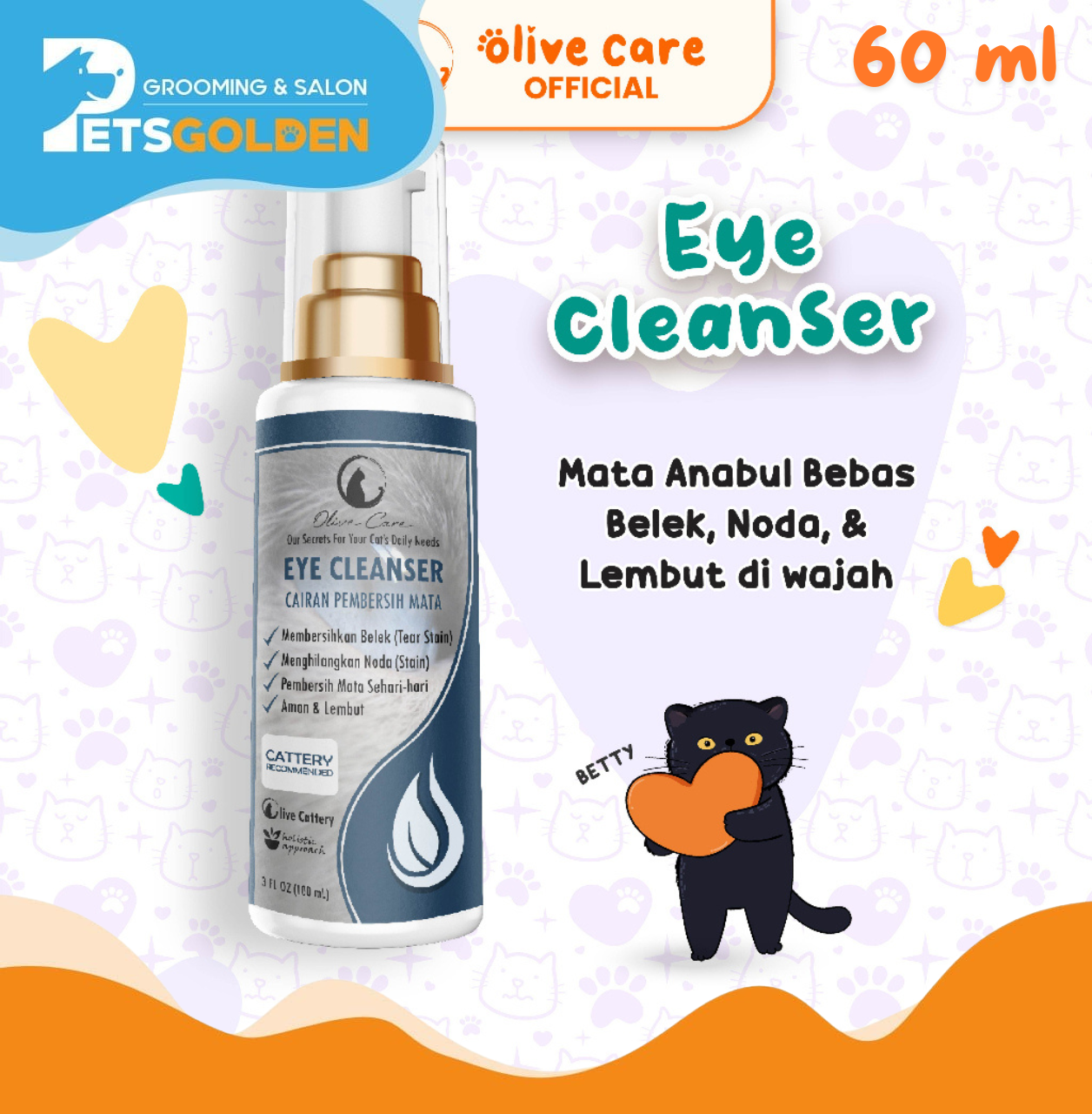 Olive Care Eye Cleanser 60 Ml