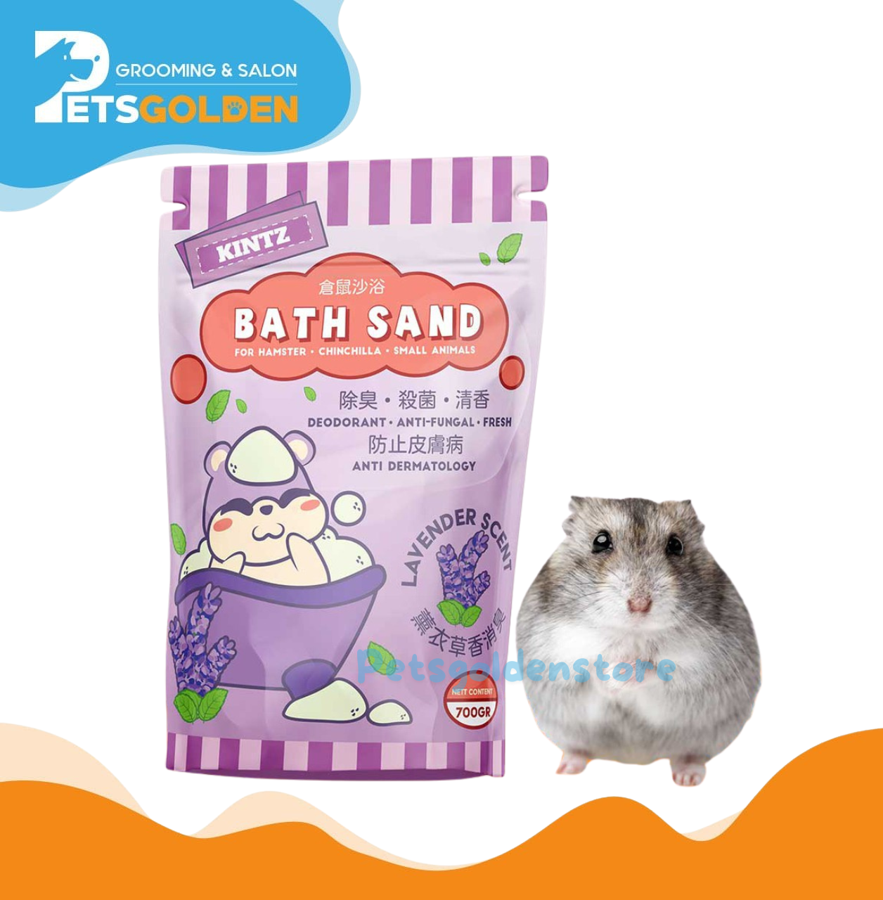 Pasir Mandi Hamster Lavender