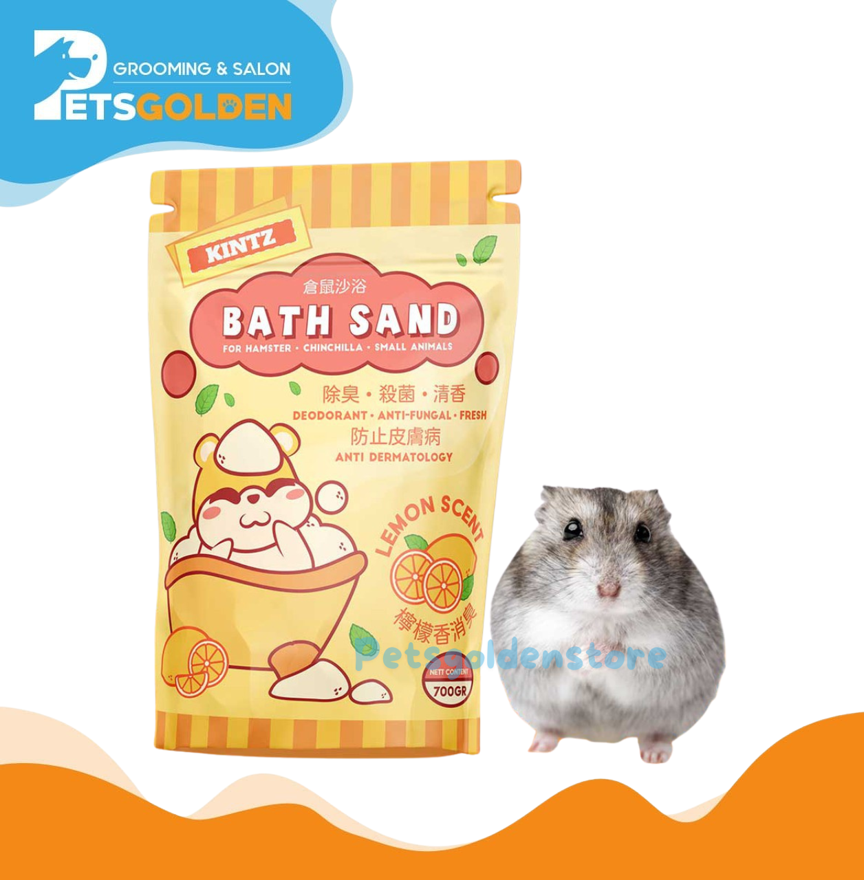 Pasir Mandi Hamster Lemon