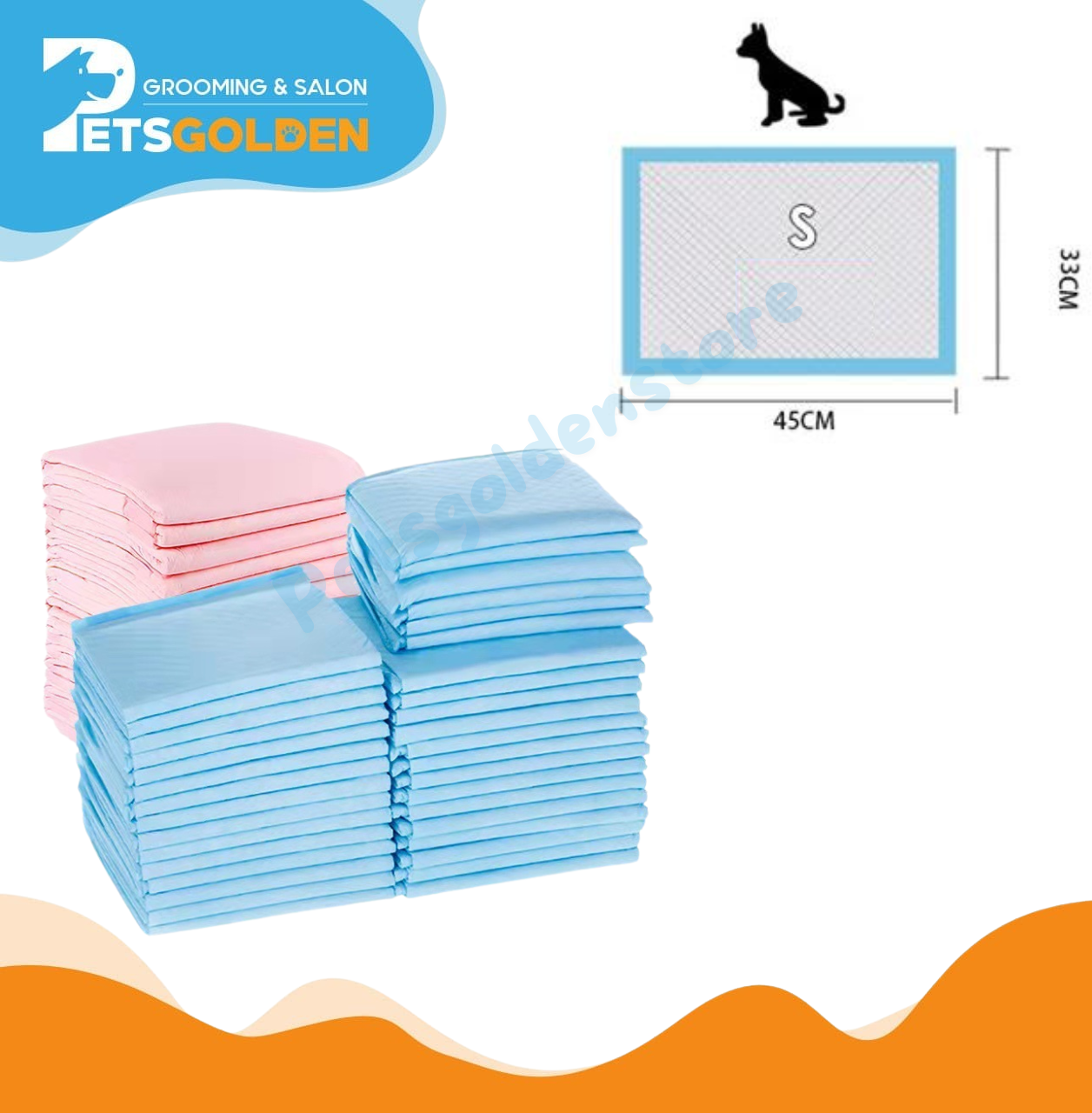 Underpad Perlak Biru Ukuran S (satuan)