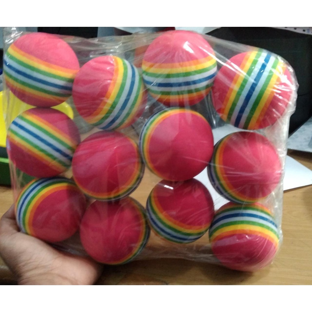 Mainan Bola Rainbow Besar