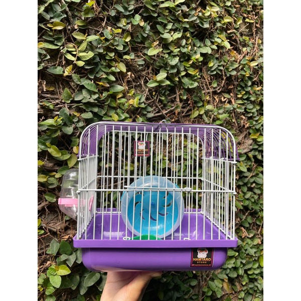 Kandang Hamster Kecil Ungu