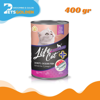Life Cat Plus Tuna Kaleng Makarel 400 Gr
