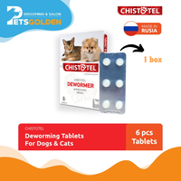Chistotel Dewormer For Cats & Dogs 1 Box (6 Tablet)