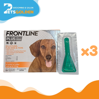 Frontline Plus Dog Under 10 Kg 1 Kotak 3 Pcs
