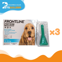 Frontline Plus Dog 10-20 Kg 1 Kotak 3 Pcs