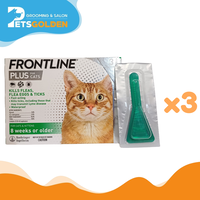 Frontline Plus For Cats 1 Kotak 3 Pcs