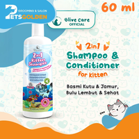 Olive Care 2 In 1 Kitten Shampoo 60 Ml