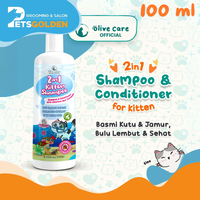 Olive Care 2 In 1 Kitten Shampoo 100 Ml