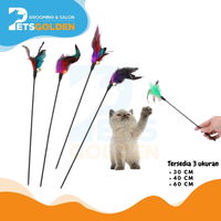 Mainan Kucing Tongkat Bulu 30cm